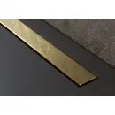 Душевой трап (лоток) Pestan Confluo Frameless Gold Line 13701224 85 см, с решеткой, 2 в 1 под плитку, золотой