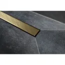 Душевой трап (лоток) Pestan Confluo Frameless Gold Line 13701225 95 см, с решеткой, 2 в 1 под плитку, золотой