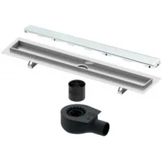 Душевой трап (лоток) Tece TECEdrainline glass 600900 + 650000 + 660016 + 600990 84,3 см, с решеткой, щелевой, зеленый