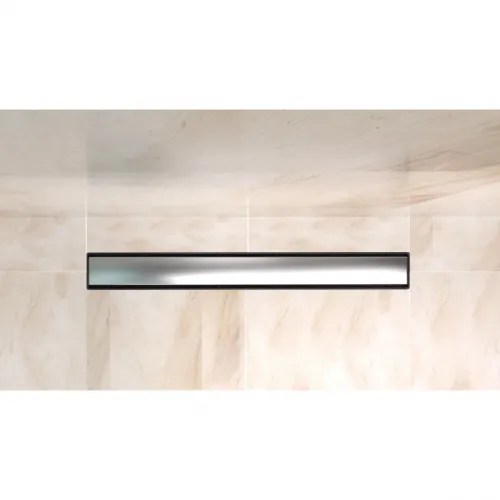 Душевой трап (лоток) BelBagno Luce BB-LD-LUCE-90-CR 83,96 см, с решеткой, 2 в 1 под плитку, хром