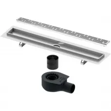 Душевой трап (лоток) Tece TECEdrainline basic 601500 + 650000 + 660016 + 601510 144,3 см, с решеткой, перфорированный, хром