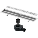 Душевой трап (лоток) Tece TECEdrainline lines T600900 + 650000 + 660016 + 600920 84,3 см, с решеткой, перфорированный, хром