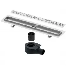 Душевой трап (лоток) Tece TECEdrainline lines T600900 + 650000 + 660016 + 600920 84,3 см, с решеткой, перфорированный, хром