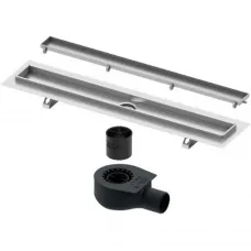 Душевой трап (лоток) Tece TECEdrainline plate 600900 + 650000 + 660016 + 600970 84,5 см, с решеткой, под плитку, хром