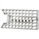 Душевой трап (лоток) Paini Klasik CH450KN 45 см, с решеткой, 2 в 1 под плитку, хром