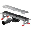 Душевой трап (лоток) Am.Pm MasterFlow W01SC-P11-040-01SB 39,35 см, с решеткой, перфорированный, матовый хром