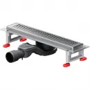 Душевой трап (лоток) Am.Pm MasterFlow W01SC-P11-040-01SB 39,35 см, с решеткой, перфорированный, матовый хром