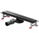 Душевой трап (лоток) Am.Pm MasterFlow W01SC-P11-050-01BM 49,35 см, с решеткой, перфорированный, черный матовый