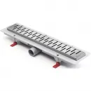 Душевой трап (лоток) Paini Medium CH450MN 45 см, с решеткой, перфорированный, хром
