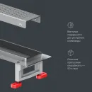 Душевой трап (лоток) Am.Pm MasterFlow W01SC-P11-050-01SB 49,35 см, с решеткой, перфорированный, матовый хром