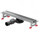 Душевой трап (лоток) Am.Pm MasterFlow W01SC-P11-050-01SB 49,35 см, с решеткой, перфорированный, матовый хром