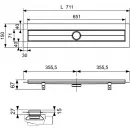 Душевой трап (лоток) Tece TECEdrainline 600700 64,3 см