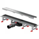 Душевой трап (лоток) Am.Pm MasterFlow W01SC-P11-060-01SB 59,35 см, с решеткой, перфорированный, матовый хром