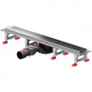 Душевой трап (лоток) Am.Pm MasterFlow W01SC-P11-060-01SB 59,35 см, с решеткой, перфорированный, матовый хром