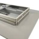 Душевой трап (лоток) Paini Harmony CH550HN 55 см, с решеткой, перфорированный, хром