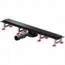Душевой трап (лоток) Am.Pm MasterFlow W01SC-P11-070-01BM 69,35 см, с решеткой, перфорированный, черный матовый