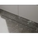 Душевой трап (лоток) Plumberia Selection Modular PSM60NO 60 см, с решеткой, 2 в 1 под плитку, черный матовый