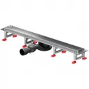 Душевой трап (лоток) Am.Pm MasterFlow W01SC-P11-070-01SB 69,35 см, с решеткой, перфорированный, матовый хром