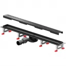 Душевой трап (лоток) Am.Pm MasterFlow W01SC-P11-080-01BM 79,35 см, с решеткой, перфорированный, черный матовый