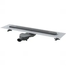 Душевой трап (лоток) Boheme Premium Trendy 983-80-GM 80 см, с решеткой, щелевой, графит матовый
