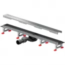 Душевой трап (лоток) Am.Pm MasterFlow W01SC-P11-080-01SB 79,35 см, с решеткой, перфорированный, матовый хром
