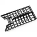 Душевой трап (лоток) Paini Medium CH550MC 55 см, с решеткой, перфорированный, черный матовый