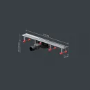 Душевой трап (лоток) Am.Pm MasterFlow W01SC-S11-060-05SB 59,3 см, с решеткой, щелевой, матовый хром
