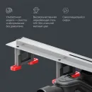 Душевой трап (лоток) Am.Pm MasterFlow W01SC-S11-060-05SB 59,3 см, с решеткой, щелевой, матовый хром