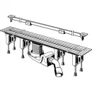 Душевой трап (лоток) Viega Advantix Vario 704360 30-120 см, с решеткой, щелевой, хром