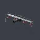 Душевой трап (лоток) Am.Pm MasterFlow W01SC-S11-080-05SB 79,3 см, с решеткой, щелевой, матовый хром