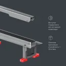 Душевой трап (лоток) Am.Pm MasterFlow W01SC-S11-080-05SB 79,3 см, с решеткой, щелевой, матовый хром