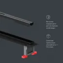 Душевой трап (лоток) Am.Pm MasterFlow W01SC-S11-100-05BM 99,3 см, с решеткой, щелевой, черный матовый
