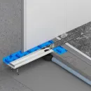 Душевой трап (лоток) Timo Drain System Plate DS230207/00 70 см, с решеткой, 2 в 1 под плитку, хром