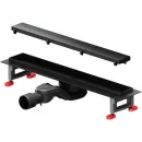 Душевой трап (лоток) Am.Pm MasterFlow W01SC-U11-050-04BM 48,6 см, с решеткой, 2 в 1 под плитку, черный матовый