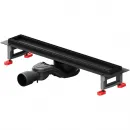 Душевой трап (лоток) Am.Pm MasterFlow W01SC-U11-050-04BM 48,6 см, с решеткой, 2 в 1 под плитку, черный матовый