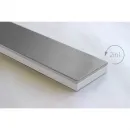 Душевой трап (лоток) Pestan Confluo Confluo Premium White Glass Line 13000352 95 см, с решеткой, щелевой, матовый хром/белый глянец