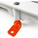 Душевой трап (лоток) Paini Harmony CH750H 75 см, с решеткой, перфорированный, хром