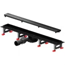 Душевой трап (лоток) Am.Pm MasterFlow W01SC-U11-070-04BM 68,6 см, с решеткой, 2 в 1 под плитку, черный матовый