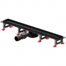 Душевой трап (лоток) Am.Pm MasterFlow W01SC-U11-070-04BM 68,6 см, с решеткой, 2 в 1 под плитку, черный матовый