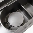 Душевой трап (лоток) Paini Harmony CH750HC 75 см, с решеткой, перфорированный, черный матовый