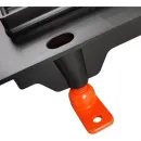 Душевой трап (лоток) Paini Harmony CH750HC 75 см, с решеткой, перфорированный, черный матовый