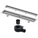 Душевой трап (лоток) Tece TECEdrainline plate 601000 + 650000 + 660016 + 601070 94,5 см, с решеткой, под плитку, хром