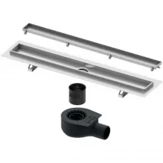 Душевой трап (лоток) Tece TECEdrainline plate 601000 + 650000 + 660016 + 601070 94,5 см, с решеткой, под плитку, хром