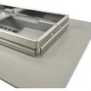 Душевой трап (лоток) Paini Harmony CH750HN 75 см, с решеткой, перфорированный, хром
