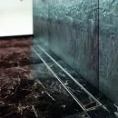 Душевой трап (лоток) Paini Klasik CH750KN 75 см, с решеткой, 2 в 1 под плитку, хром