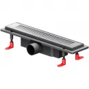 Душевой трап (лоток) Am.Pm PrimeFlow W02SC-P11-040-01SB 39,9 см, с решеткой, перфорированный, матовый хром