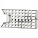 Душевой трап (лоток) Paini Harmony CH850HN 85 см, с решеткой, перфорированный, хром