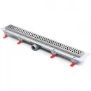 Душевой трап (лоток) Paini Harmony CH850HN 85 см, с решеткой, перфорированный, хром