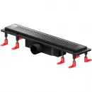 Душевой трап (лоток) Am.Pm PrimeFlow W02SC-P11-050-01BM 49,4 см, с решеткой, перфорированный, черный матовый