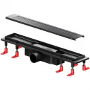 Душевой трап (лоток) Am.Pm PrimeFlow W02SC-P11-050-01BM 49,4 см, с решеткой, перфорированный, черный матовый
